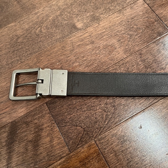 Calvin Klein Jeans Reversible Leather Belt – Black/Brown – Size 34 - Picture 10 of 12